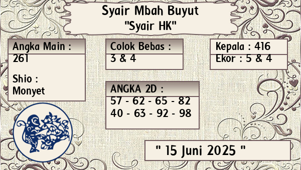 Syair Mbah Buyut - Syair HK